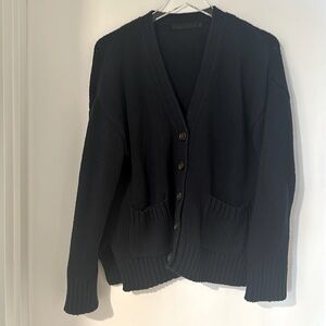 Jenni Kayne Navy Blue Cardigan Size Small